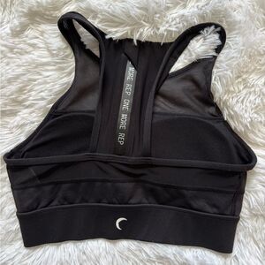 Zyia Sports Bra Black Womens Size XS